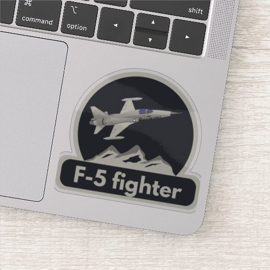 Sticker Avion de chasse léger F-5 (Détail)