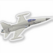 Sticker Avion de chasse léger F-5 (Devant)