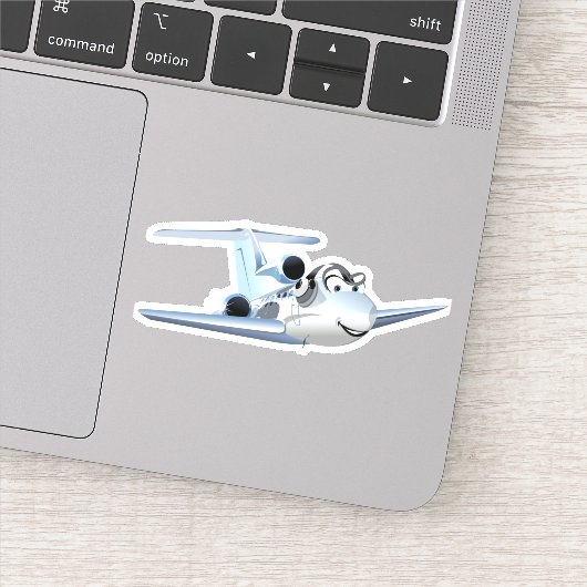 Sticker Avion de dessin (Détail)