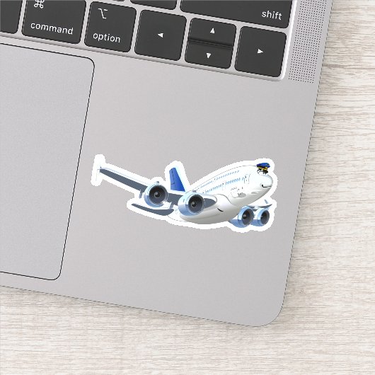 Sticker Avion de dessin (Détail)