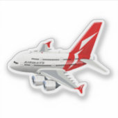 Sticker Avion de dessin (Devant)