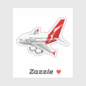Sticker Avion de dessin (Feuille)