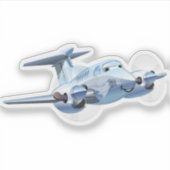 Sticker Avion de dessin (Devant)