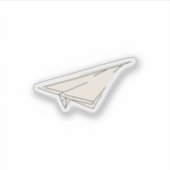 Sticker Avion en Papier (Devant)