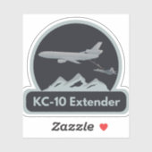 Sticker Avion KC-10 F-22 ravitaillement (Feuille)