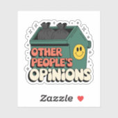 Sticker Avis d'autres personnes Dumpster Vinyl (Feuille)