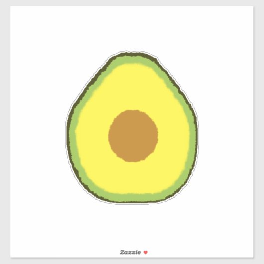 Sticker Avocado (Feuille)