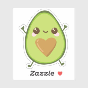 Sticker Avocado Love