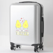 Sticker Avocado Mieux Ensemble (Sur valise)