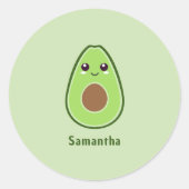Sticker Avocado mignon (Devant)