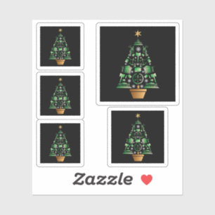 Sticker Avocat Sapin de Noël