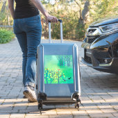 Sticker Avril Moderne Paysage Vert Peinture Nature (Valise Insitu)
