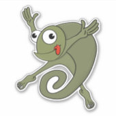 Sticker Awesome Chameleon (Devant)