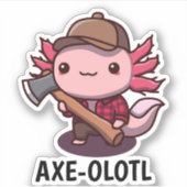 Sticker Axolotl (Devant)
