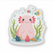 Sticker Axolotl Copain Bulle (Devant)