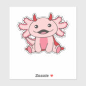 Sticker Axolotl Halloween (Feuille)