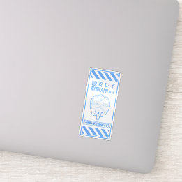 Sticker Ayanami Rei Neon Genesis Evangelion Thème