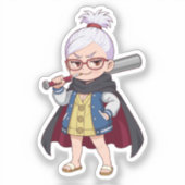 Sticker Ayase Seiko Chibi Style Illustration (Recto)