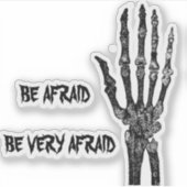 Sticker Ayez peur (Devant)