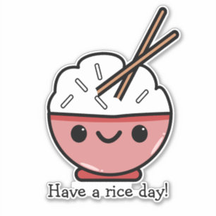 Sticker Ayez un jour de riz