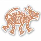 Sticker Aztec animal (Devant)