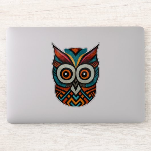 Sticker Aztec Owl (Ordinateur)