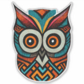 Sticker Aztec Owl (Devant)