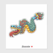 Sticker Aztec Quetzalcoatl (Feuille)