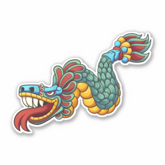 Sticker Aztec Quetzalcoatl (Devant)