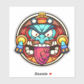 Sticker Aztec Sun (Feuille)