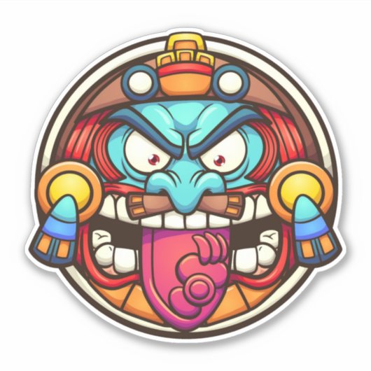Sticker Aztec Sun (Devant)