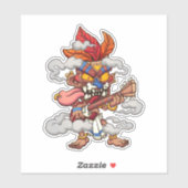 Sticker Aztec Tiki (Feuille)