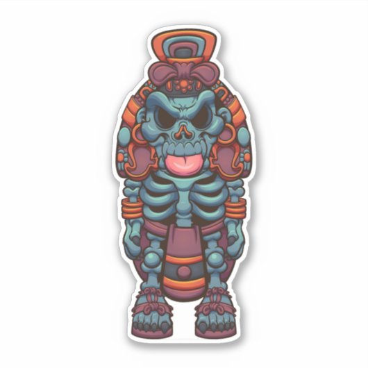 Sticker Aztec Xolotl (Devant)