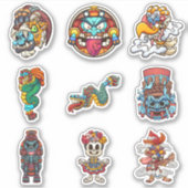 Sticker Aztèque (Devant)