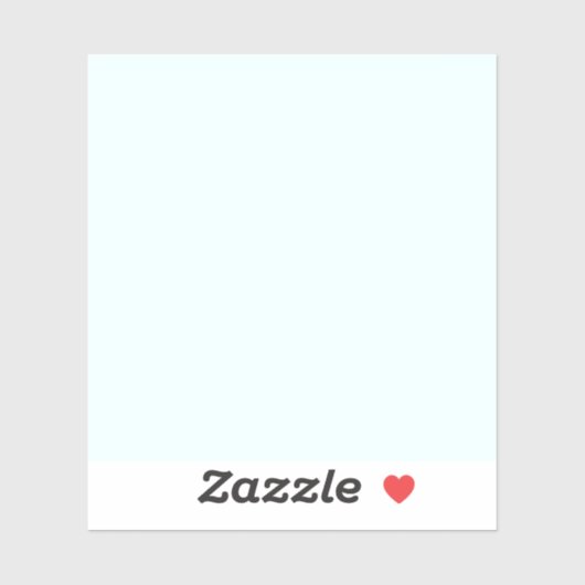 Sticker Azure (couleur X11/web) (couleur solide) (Feuille)