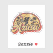 Sticker Azusa, Californie (Feuille)