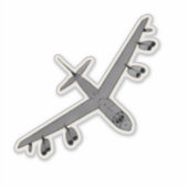 Sticker B-52 Stratoforteresse, Bomber Aircraft (Devant)