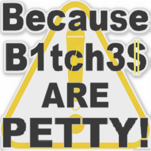 Sticker B.B.A.P.! Caution  (Devant)