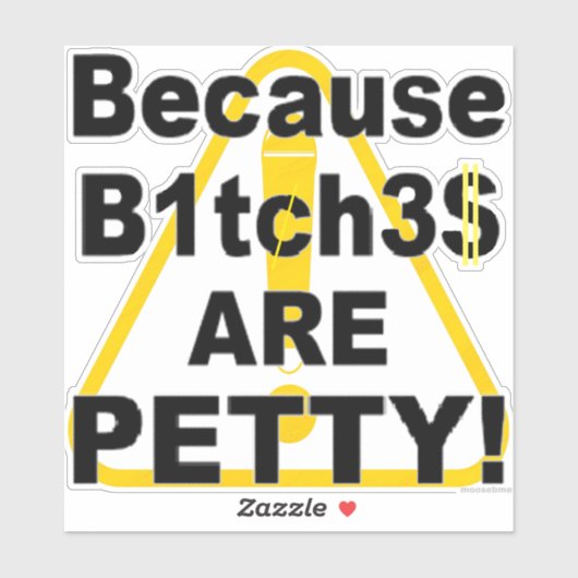 Sticker B.B.A.P.! Caution (Feuille)