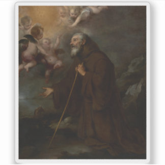 Sticker B.E. Murillo : La vision de saint François de Paol