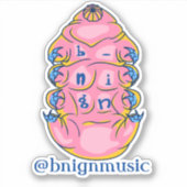 Sticker b-nign Handle Tardigrade (Devant)