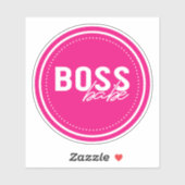 Sticker Babe Boss (Feuille)