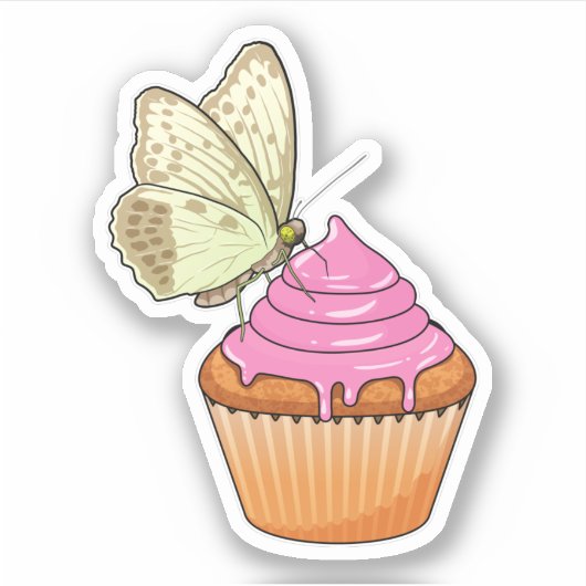 Sticker Babfly muffin (Devant)