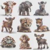 Sticker Baby Animals Set 2 (Devant)
