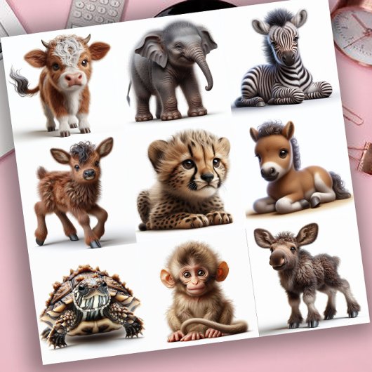 Sticker Baby Animals Set 2