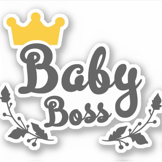 Sticker Baby Boss (Devant)