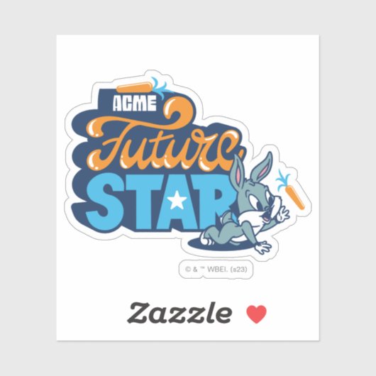 Sticker Baby BUGS BUNNY™ - Future Star (Feuille)