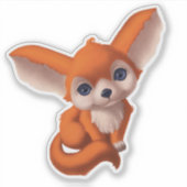 Sticker Baby Fennec Fox (Devant)