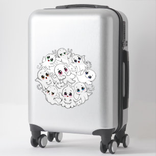 Sticker Baby Ghosts Éffrayant mignon Halloween humeur