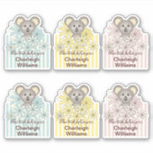 Sticker Baby Koala Ce Livre Appartient À La Plaque Enfants (Devant)